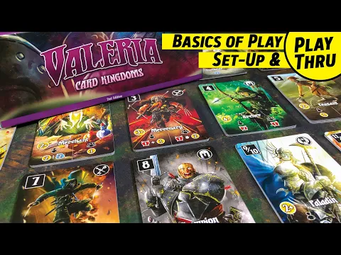 How to Play VALERIA CARD KINGDOMS with a Solo Playthrough