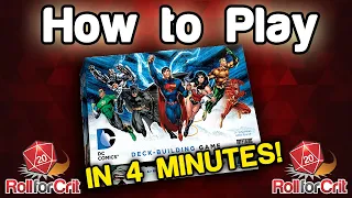 How to Play DC Comics Deck Building Game | Roll For Crit