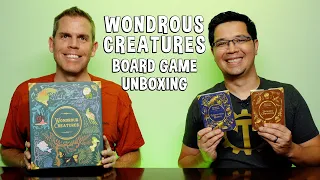 Unboxing Wondrous Creatures - Fantasy Board Game