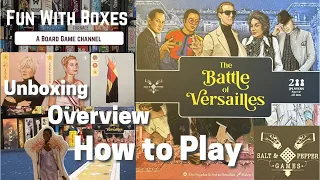 The Battle of Versailles 2 Player Board Game | Salt and Pepper Games | Overview & How to Play