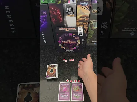 The Witch Games boardgame overview.