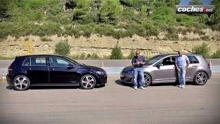 Volkswagen Golf GTI vs GTD en circuito - Prueba / Test / Review Coches.net