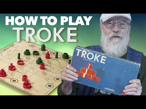 Troke is a strategy board game "cousin" of Scrabble!