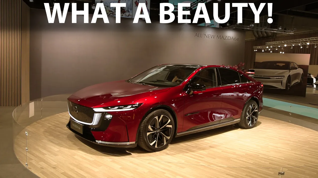 Mazda 6e first impressions  at eCarExpo