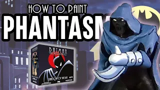 How to Paint PHANTASM - Batman: The Animated Series Adventures - Mask of the Phantasm -- Cel Style