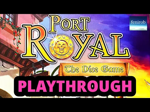 Port Royal: The Dice Game | Playthrough (2 Players)