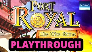 Port Royal: The Dice Game | Playthrough (2 Players)