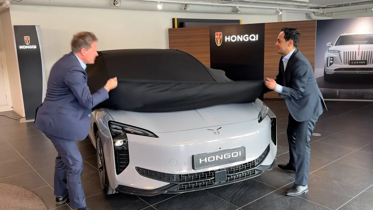Sniktitt av Hongqi EH7 - vil du ha den om den blir like billig som Tesla Model 3?