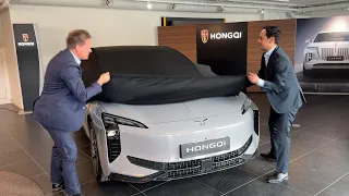 Sniktitt av Hongqi EH7 - vil du ha den om den blir like billig som Tesla Model 3?