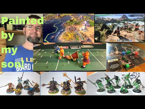 Josh Yaks about hobby time with his boys: Video and board games played in May 2026