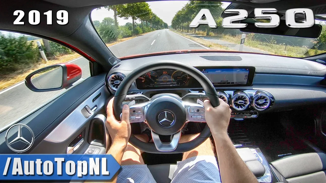 2019 Mercedes Benz A Class AMG Line A250 2.0T 224HP | POV Test Drive by AutoTopNL