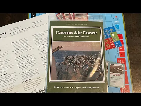 Cactus Air Force: Air War Over the Solomons (Decision Games) - Unbagging