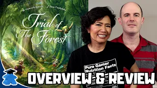 The Trial of the Forest. Sandbox euro game where engine building is points. Overview and review.