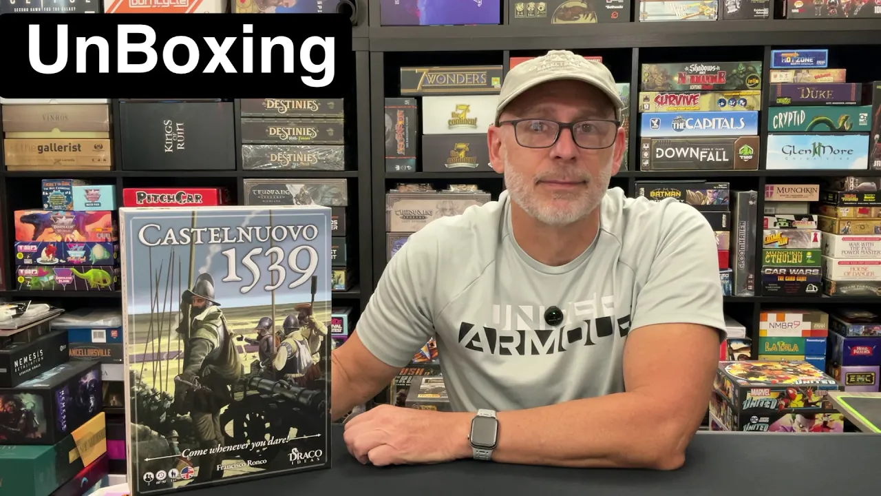 TDG: Castelnuovo 1539: Come Whenever You Dare! unboxing with Ray