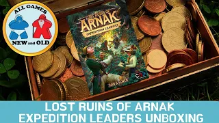 Lost Ruins of Arnak Expedition Leaders Unboxing