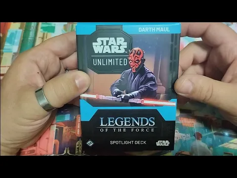 Star Wars Unlimited - Legends Of The Force - Darth Maul - Spotlight Deck Unboxing