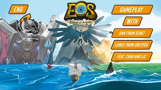 [ENG] EOS - Island of Angels gameplay NEW engine builder and worker placement game!