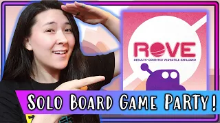 ROVE | Solo Board Game PaRTy!!! (Playthrough and Review/ Tutorial, yup!)