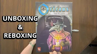 Orleans: The Plague Expansion (#3) - Board Game Unboxing and Reboxing - What's in the Box?