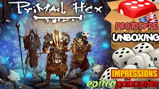 Primal Hex - Prototype Unboxing & Impressions (EN) by Epitrapaizoume
