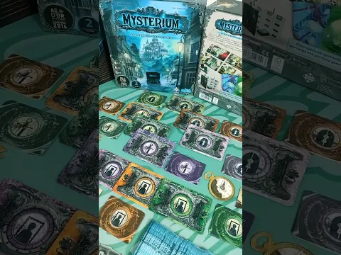 Mysterium Unboxing! Stunning Components & Haunting Art! #boardgameshorts