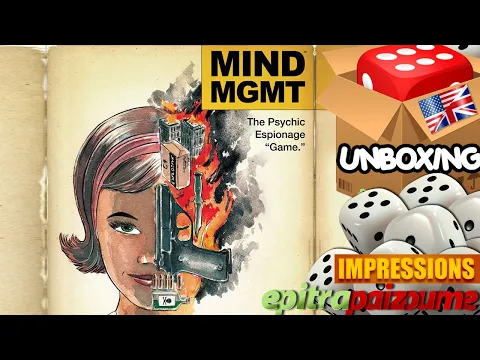 Mind MGMT The Psychic Espionage Game - Unboxing & Impressions (EN) by Epitrapaizoume
