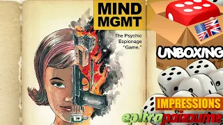 Mind MGMT The Psychic Espionage Game - Unboxing & Impressions (EN) by Epitrapaizoume