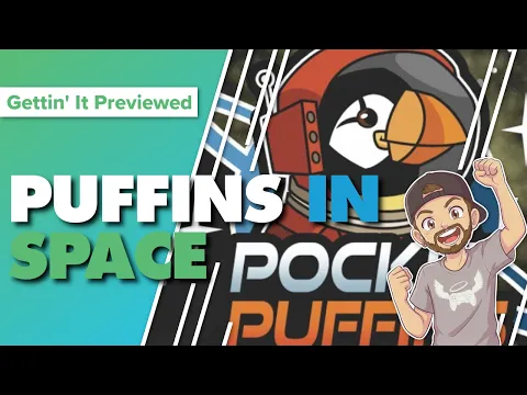 Pocket Puffins Lost in Space | Kickstarter Preview Solo Playthrough and First Impressions