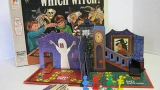 WHICH WITCH? Milton Bradley & Halloween Fog Chiller Cauldron Dancing Witches | Collection THX1138