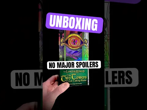 Unboxing The Lord of the Rings: The Two Towers Trick Taking Game