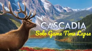 Cascadia Board Game Gameplay Time Lapse (Solo)