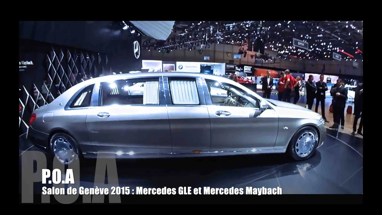 Mercedes GLE et Mercedes Maybach - Salon de Genève 2015