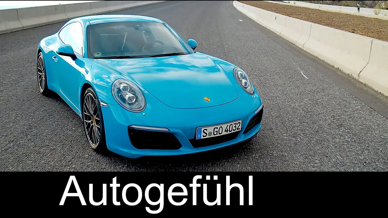 New Porsche 911 Carrera S Miami Blue Sound/Exterior/Interior (Facelift with Bi-Turbo) 2016