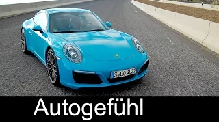 New Porsche 911 Carrera S Miami Blue Sound/Exterior/Interior (Facelift with Bi-Turbo) 2016
