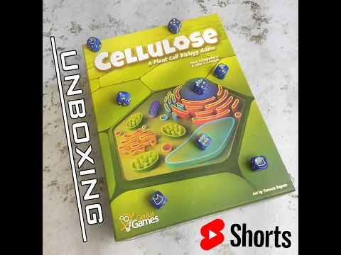 Cellulose: A Plant Cell Biology Game - #Shorts Unboxing