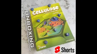Cellulose: A Plant Cell Biology Game - #Shorts Unboxing
