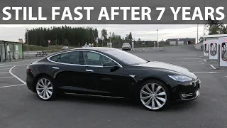 2013 Model S P85 Signature range and acceleration test