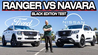 Cheap utes Black-to-Black! (Ford Ranger Black Edition vs Nissan Navara Black Edition)