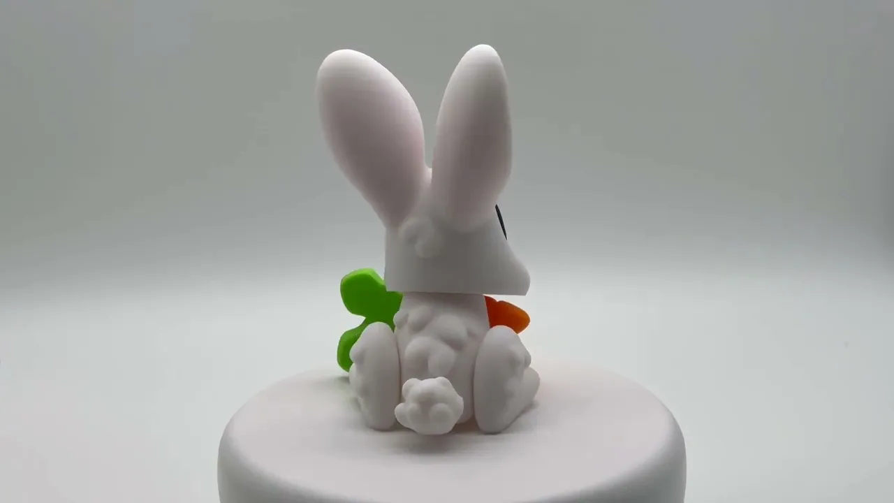 Rabbit with Carrot Toy [FDM Printing]