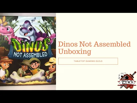 Dinos Not Assembled Board Game Unboxing