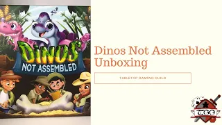 Dinos Not Assembled Board Game Unboxing