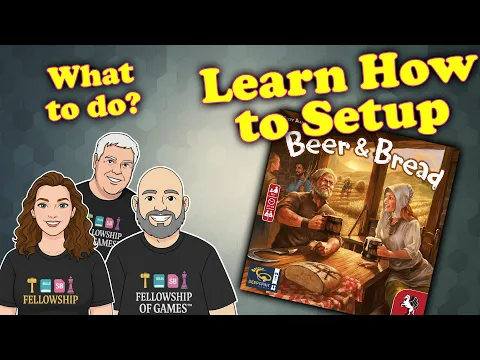 Beer and Bread Boardgame Setup