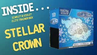 Inside…Pokemon Scarlet and Violet Stellar Crown Elite Trainer Box (4K 60fps)