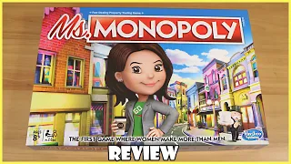 Ms. Monopoly Board Game Review! Board Game Night
