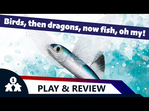 Bird, then dragons, now fish, oh my!! | Finspan solo play and review | One Stop Co-Op Shop