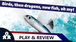 Bird, then dragons, now fish, oh my!! | Finspan solo play and review | One Stop Co-Op Shop
