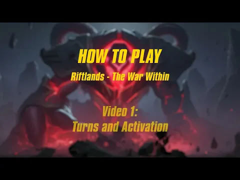 Riftlands - How to Play #1 - Turns and Activation (Official Rules - ENG)