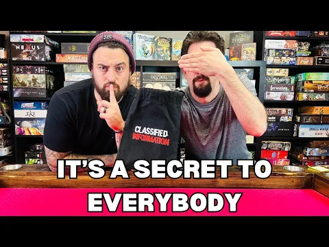 Classified Information Card Game Review - Kickstarter - First Impression - Incrediquest Games