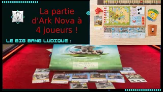 Ark Nova - jeu de plateau- la partie à 4 joueurs ! Qui va gérer le mieux son zoo? #jds #jdp #ArkNova