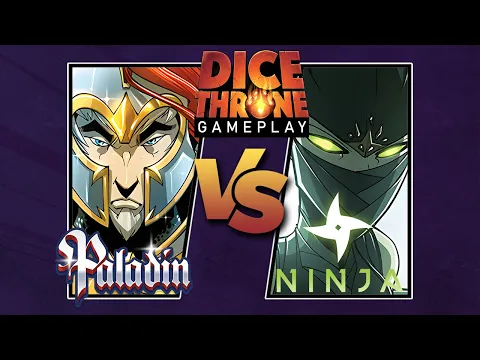 Dice Throne Duel Gameplay | Paladin vs Ninja